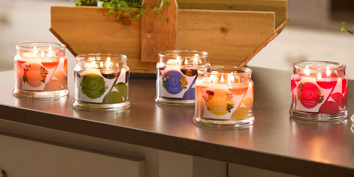 Partylite au choix 2 pots a bougie 3 mèches plusieurs senteurs neuf - Décoration