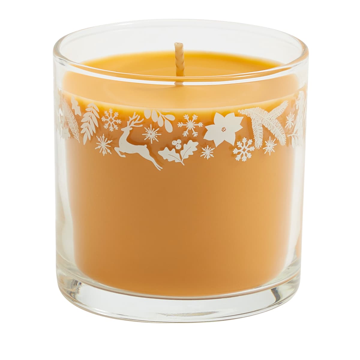 Whiskey & Oak Mini Jar Candle against a white background.