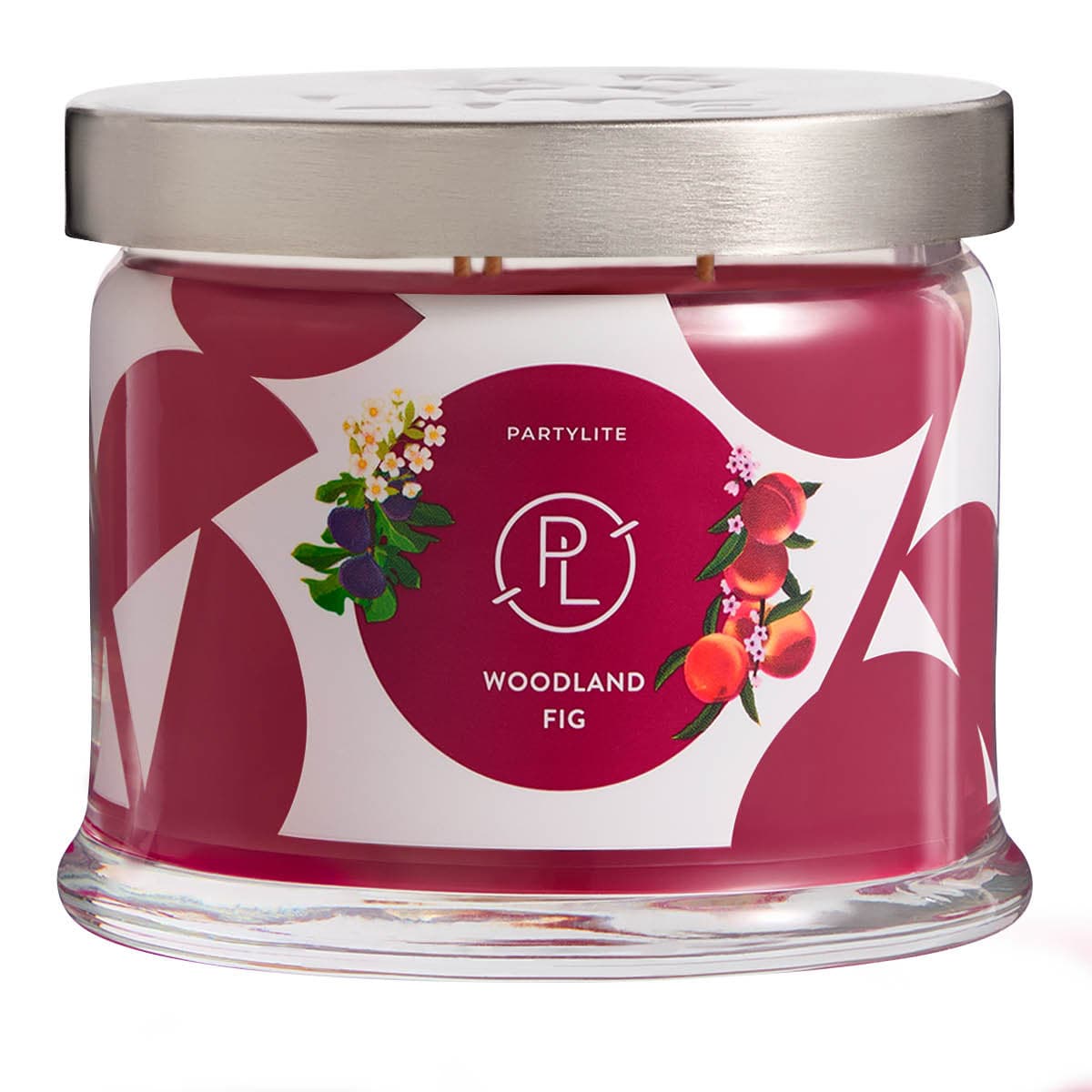 Woodland Fig 3-wick Jar Candle against a white background.
