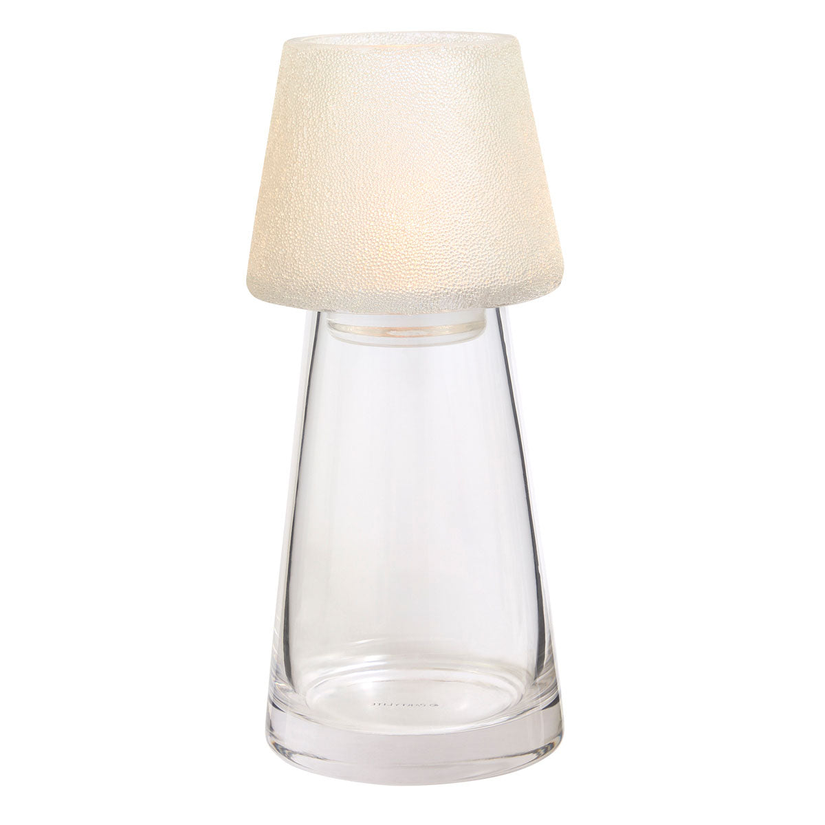 Clearly Creative Tealight Lamp against a white background.