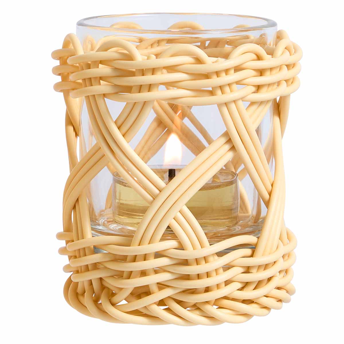 Woven Tealight/Votive Holder shown against a white background.