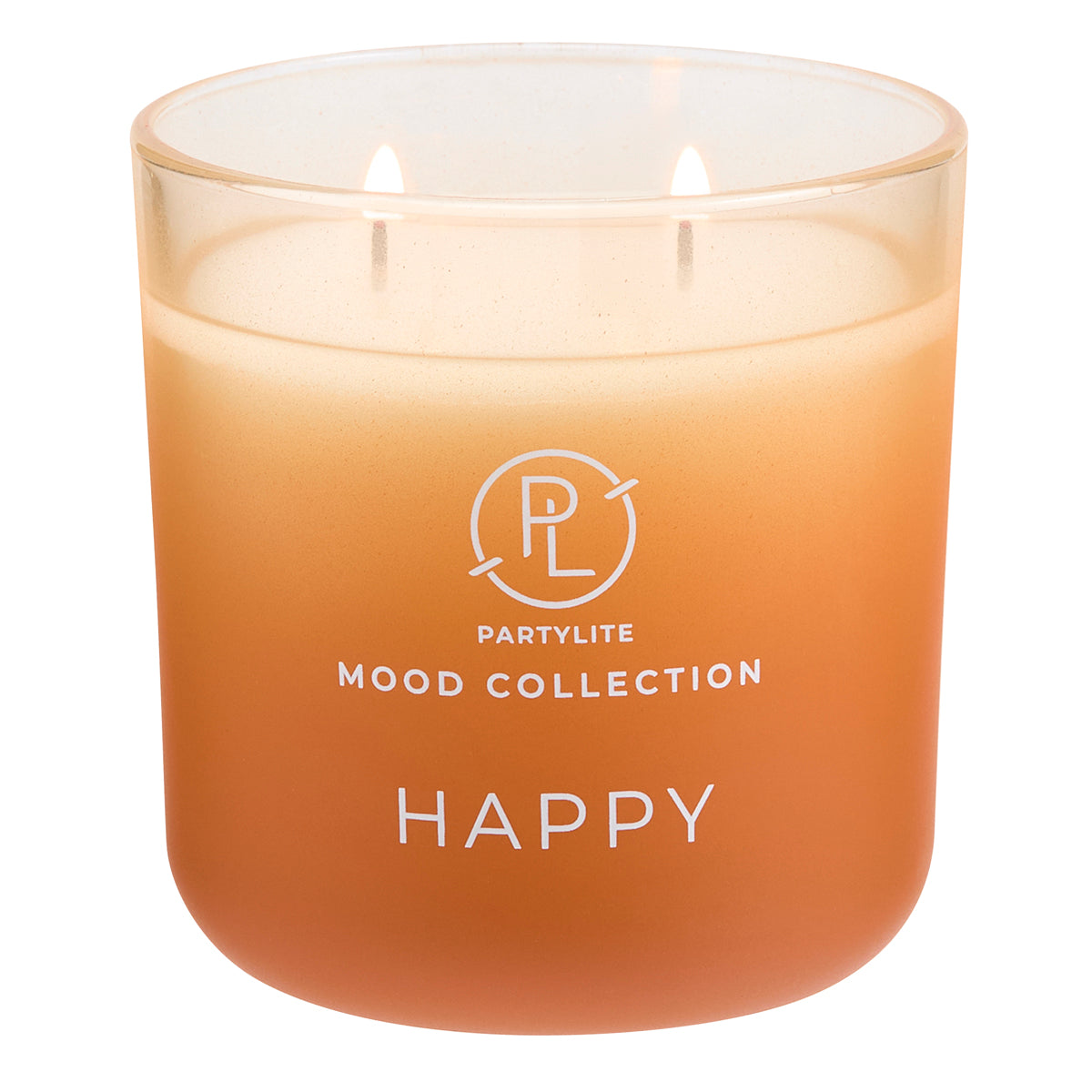 Happy Jar Candle from the Mood Collection against a white background.