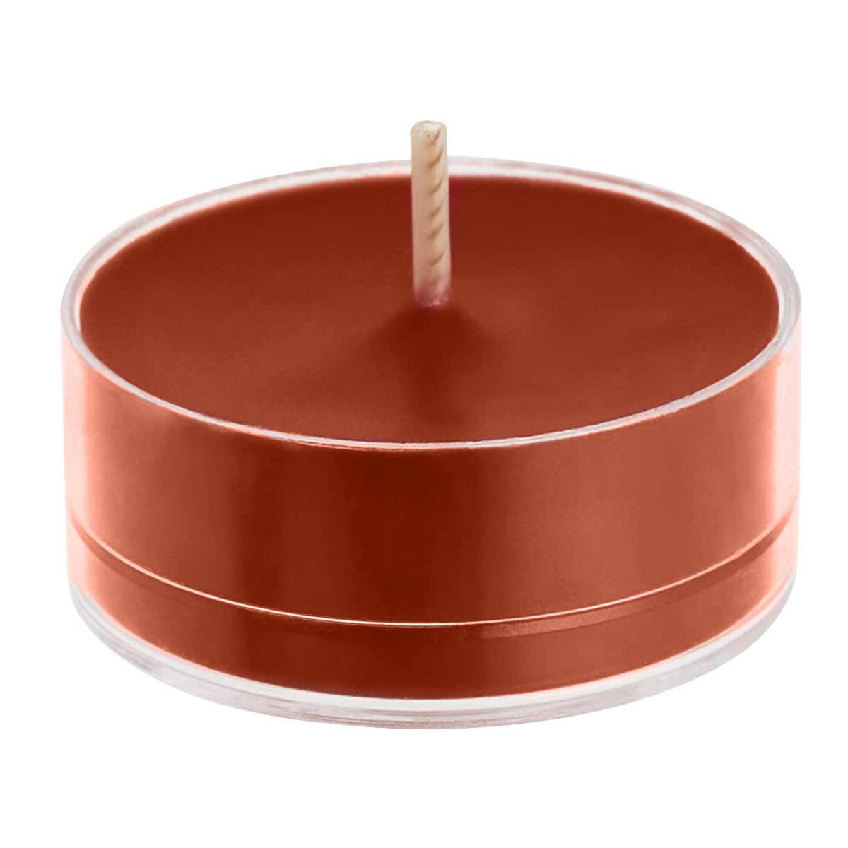 Maple Tabac Tealight shown against a white background