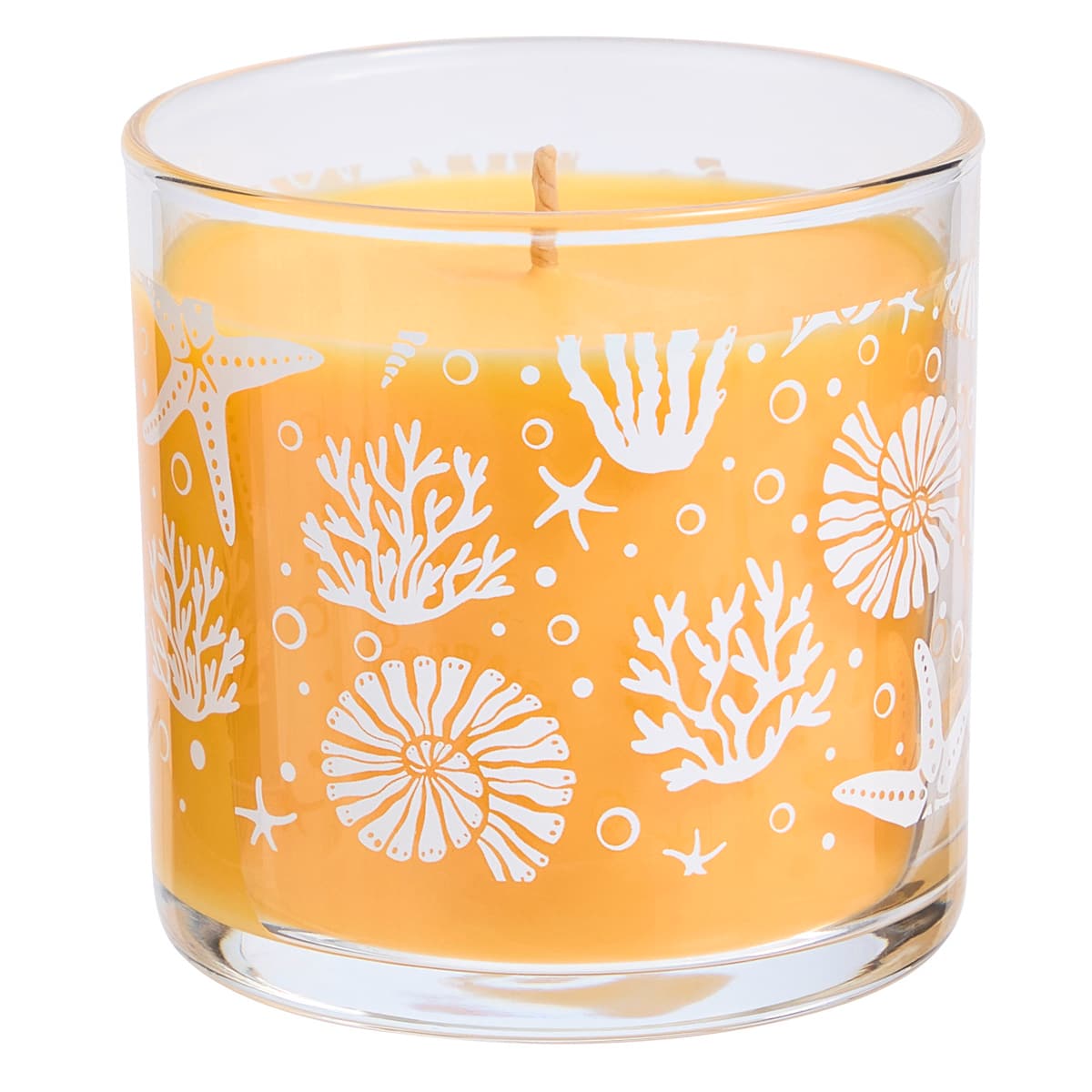 Sun Orchid Pineapple Mini Jar Candle against a white background