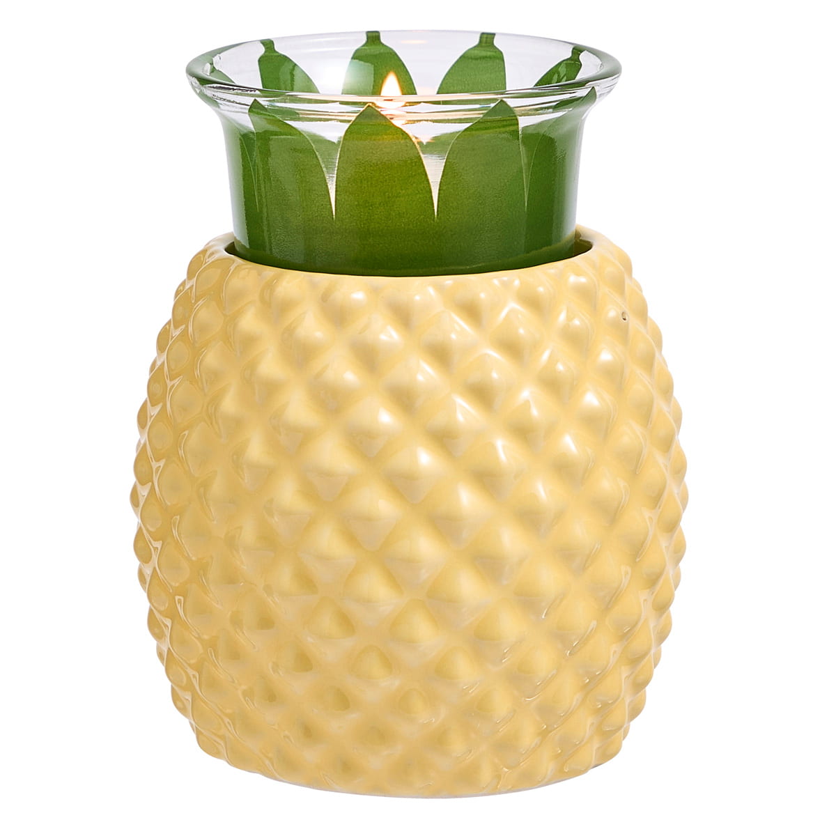 Pineapple Tealight/Votive Holder shown with a white background