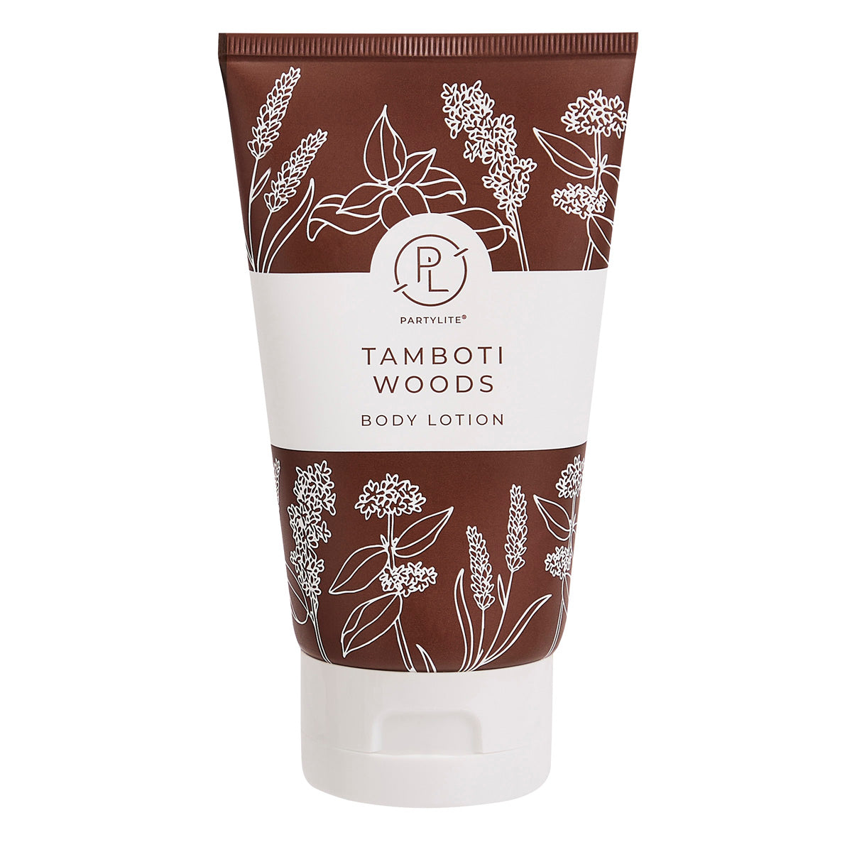 Tamboti Woods Body Lotion against a white background.