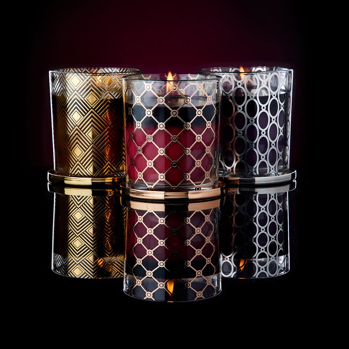 After Dark™ Cashmere Cassis Scented Jar Candle