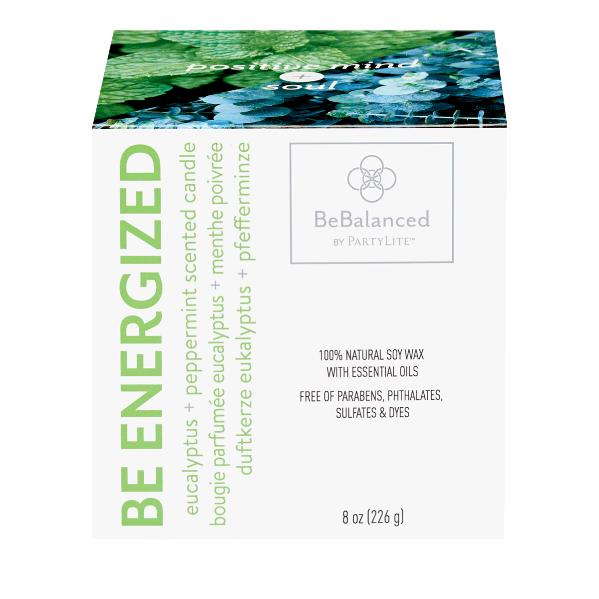 Be Energized Eucalyptus + Peppermint Jar Candle