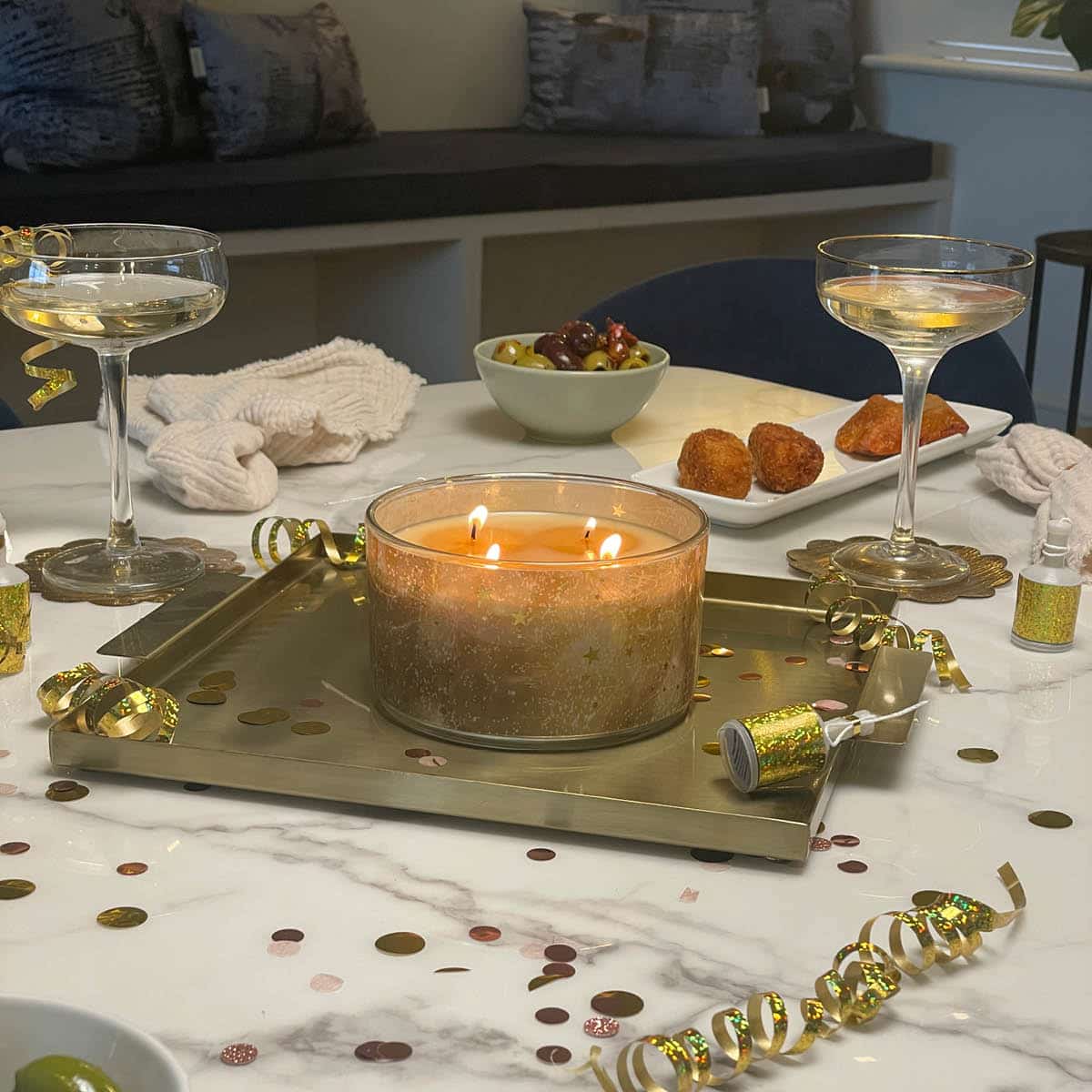 Champagne Pear Specialty Jar Candle