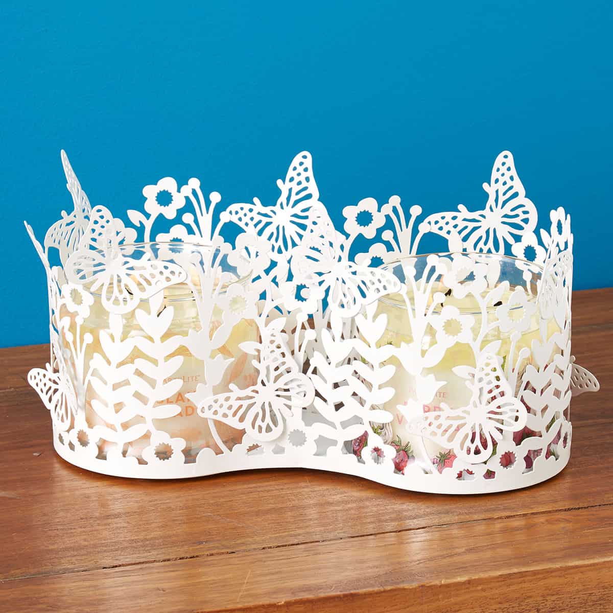 Chasing Butterflies Double Jar Candle Holder