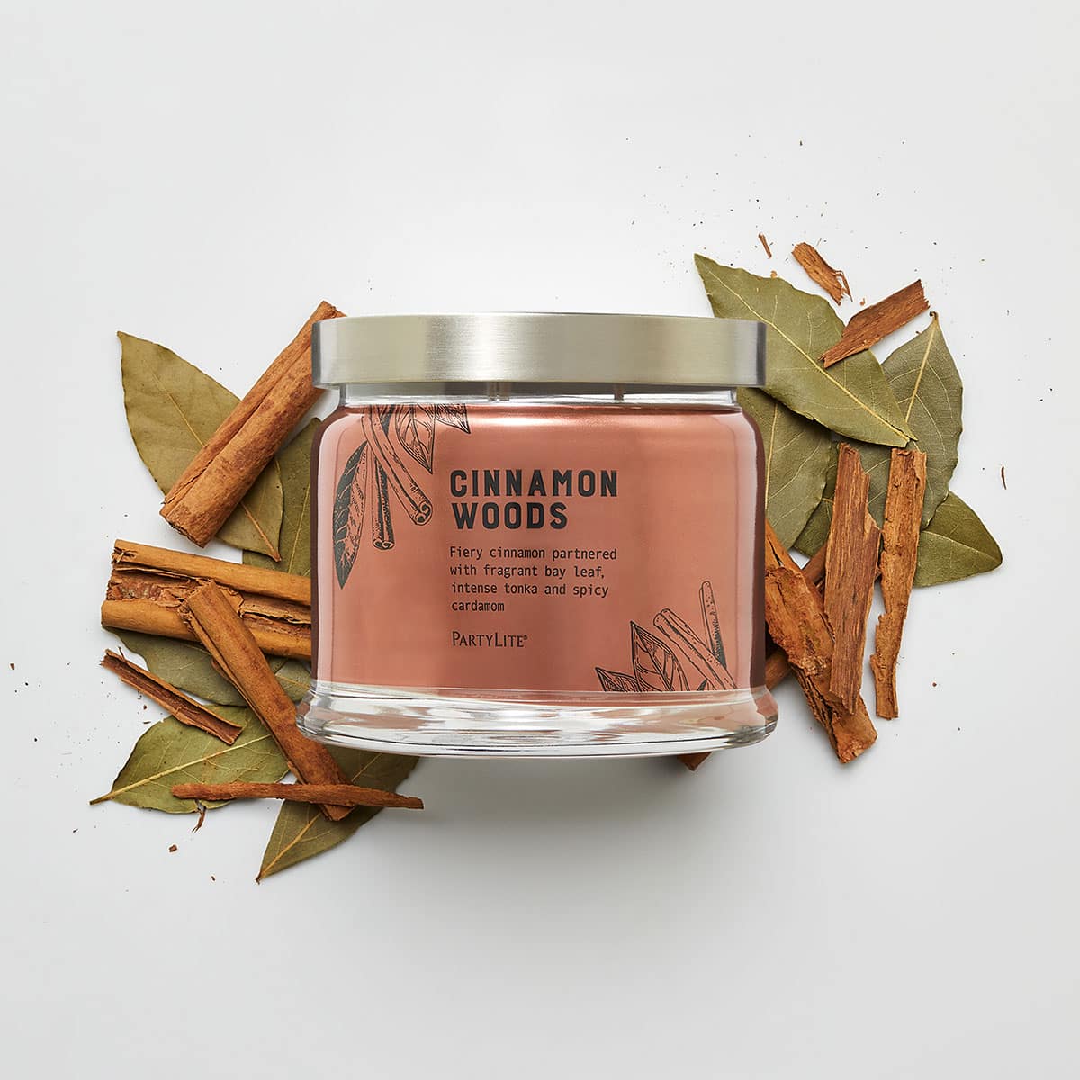 Cinnamon Woods 3-Wick Jar Candle