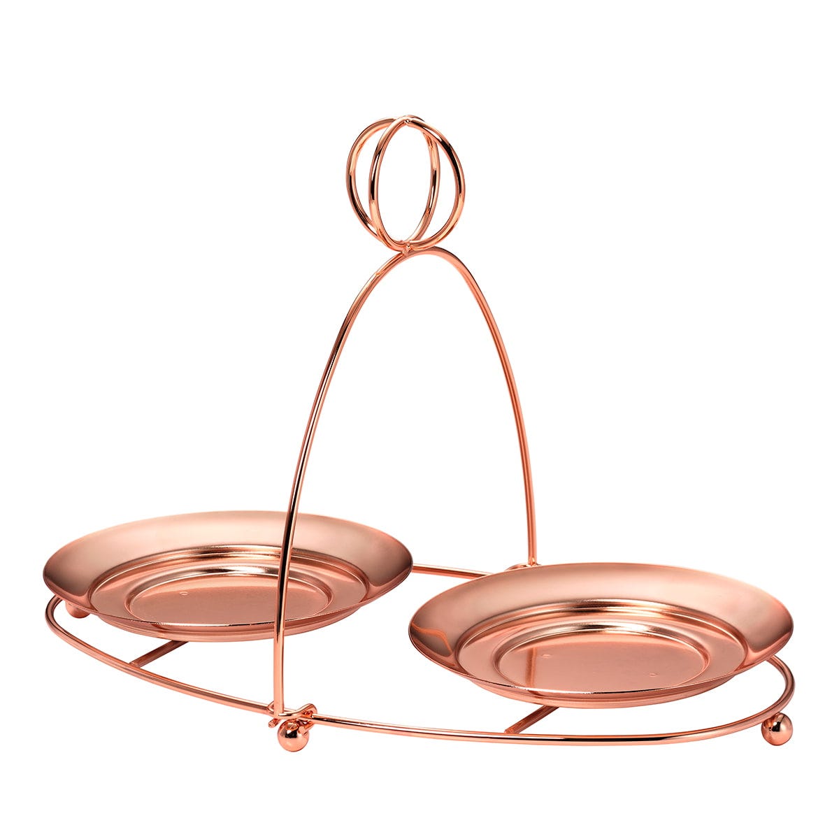 Copper Mix & Mingle Double Jar Display Stand
