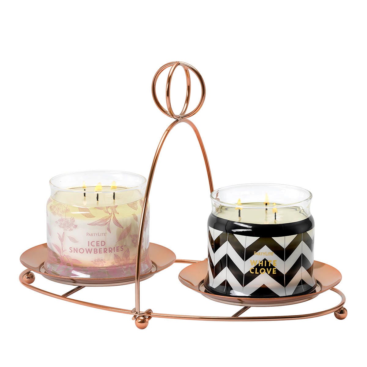 Copper Mix & Mingle Double Jar Display Stand