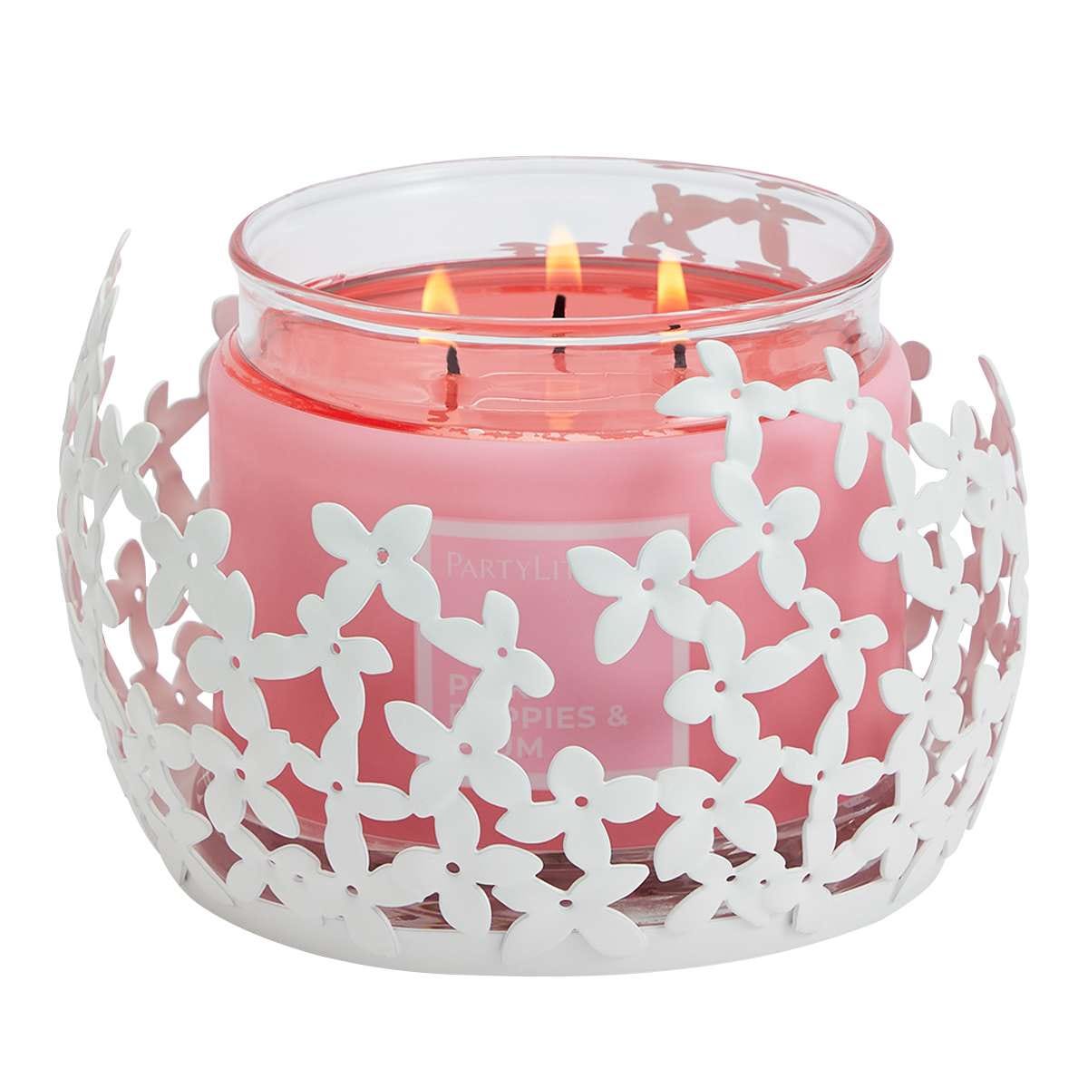 Delicate Floral Candle Holder