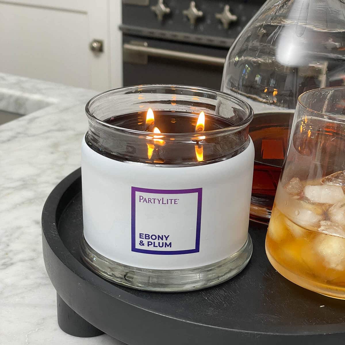 Ebony & Plum 3-Wick Jar Candle