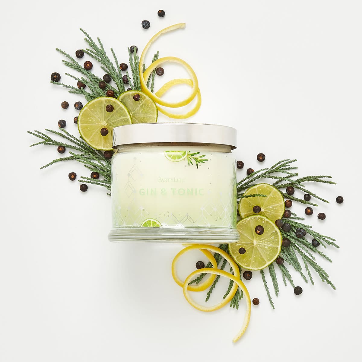 Gin & Tonic 3 Wick Jar Candle