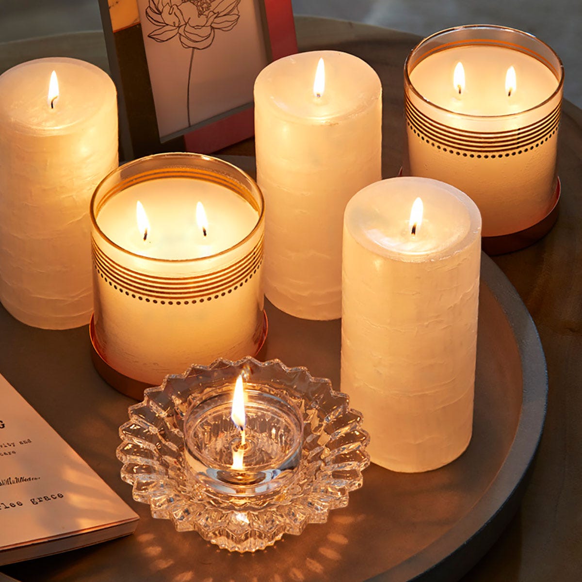 GloLite by PartyLite® Iced Snowberries‚™ Large Tealights
