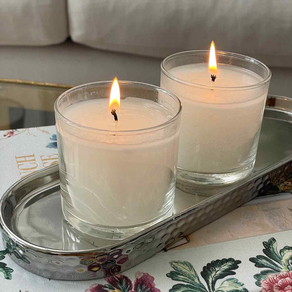 GloLite by PartyLite® Iced Snowberries™ Mini Jar Pair