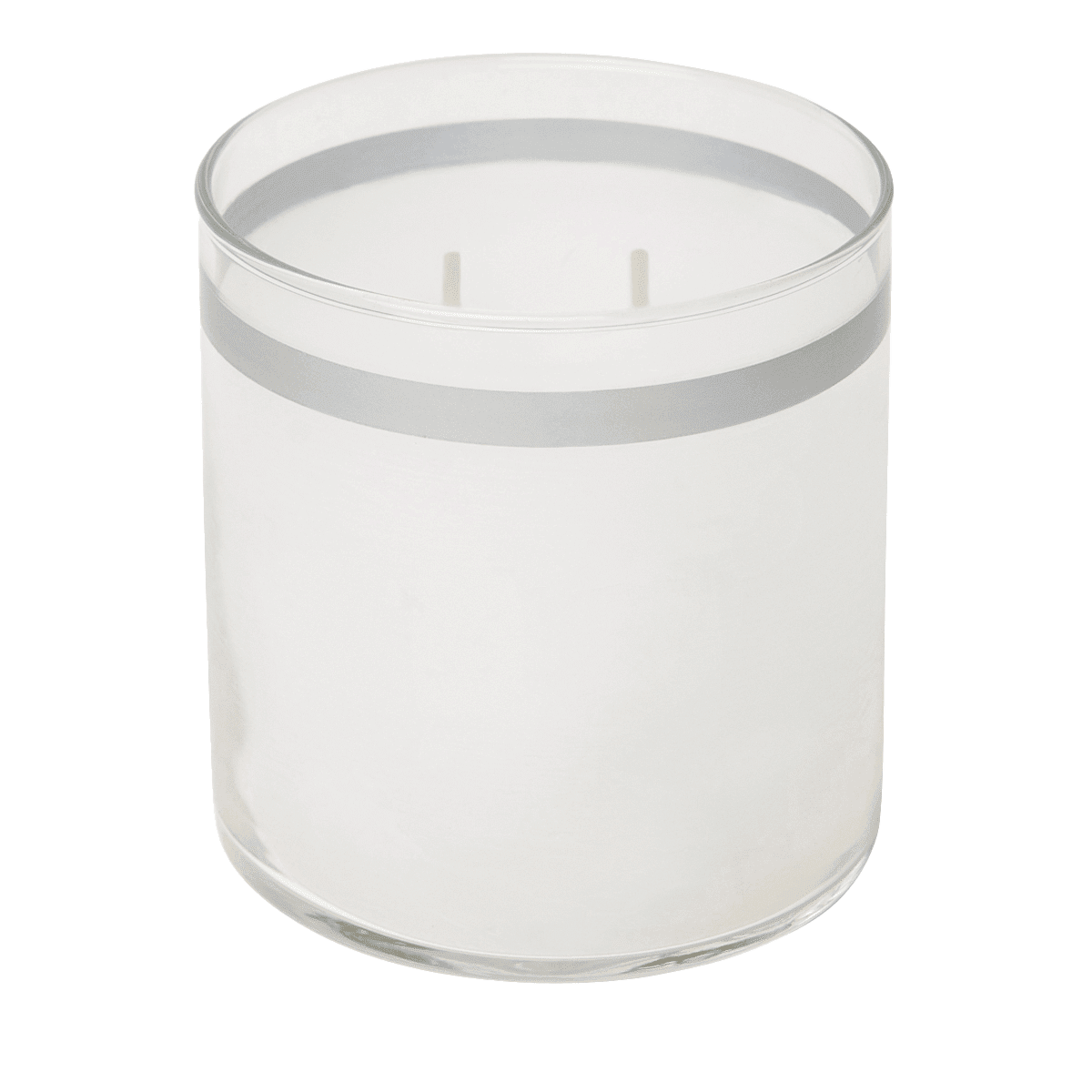 GloLite Unscented White Jar Candle