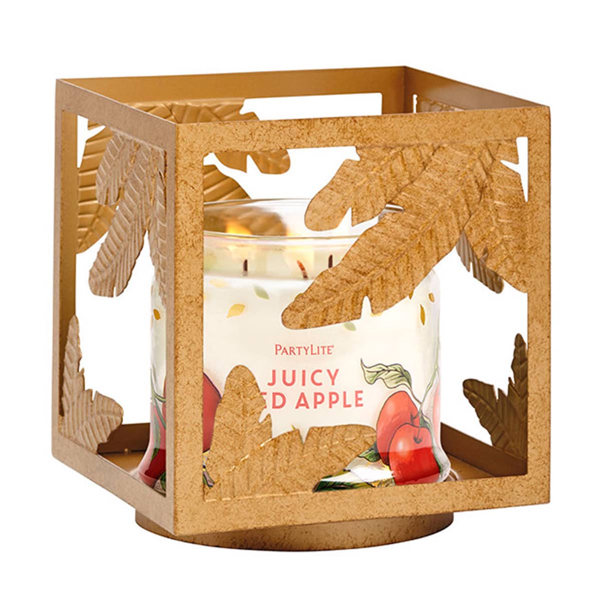 Golden Square Jar Holder