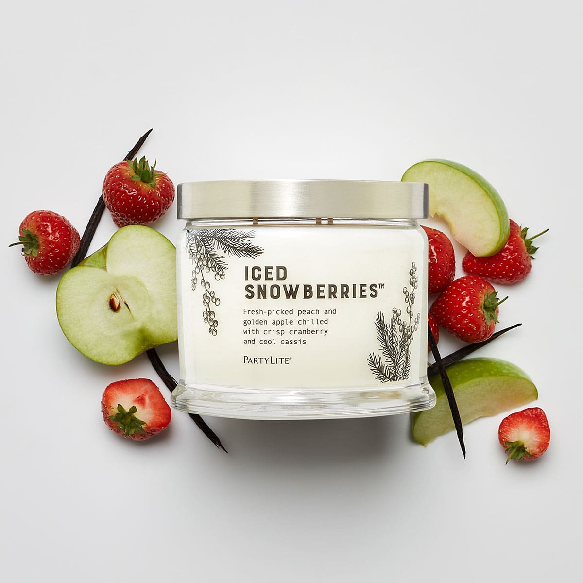 Iced Snowberries™ 3-Wick Jar Candle