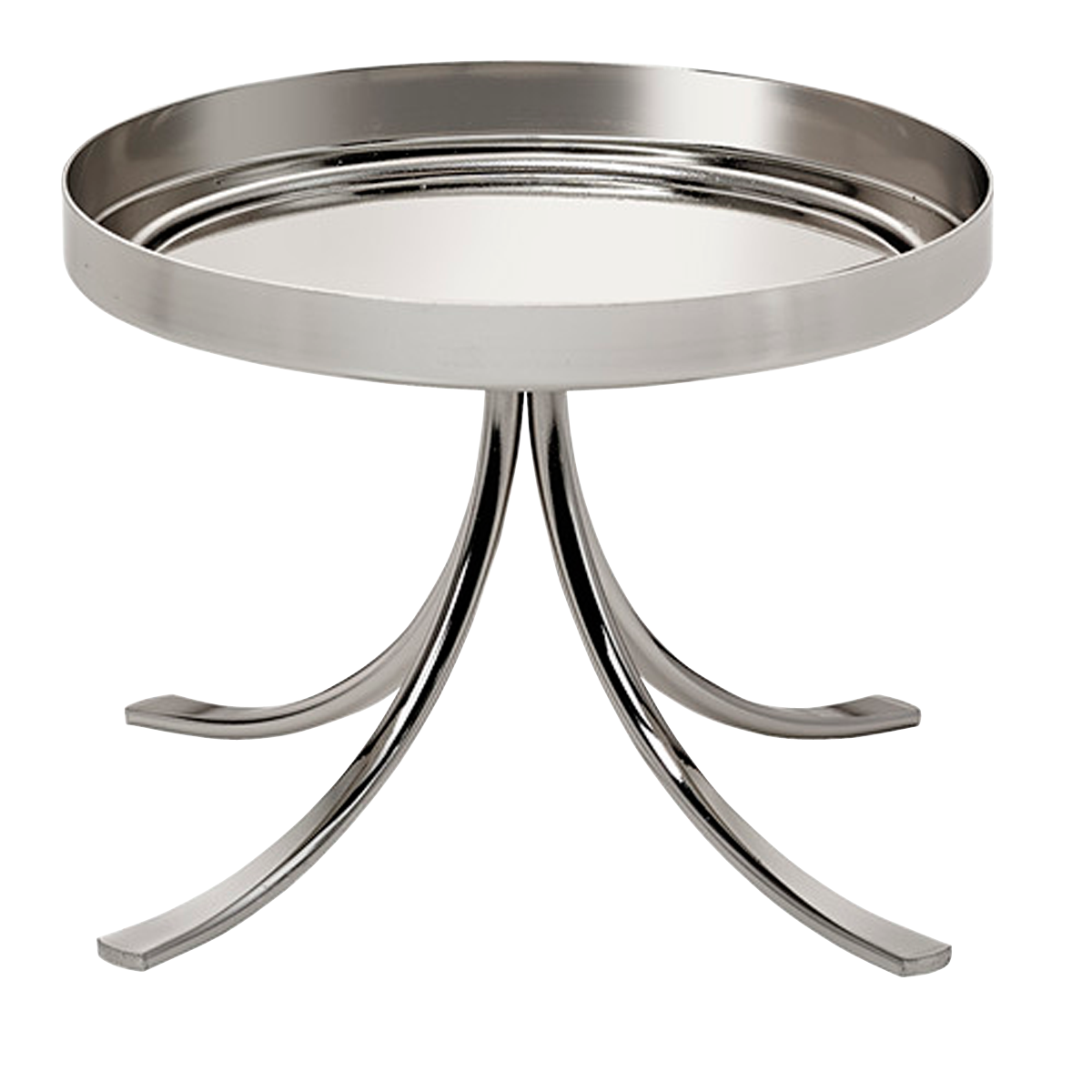 Jar Pedestal Candle Holder- Nickel Plate