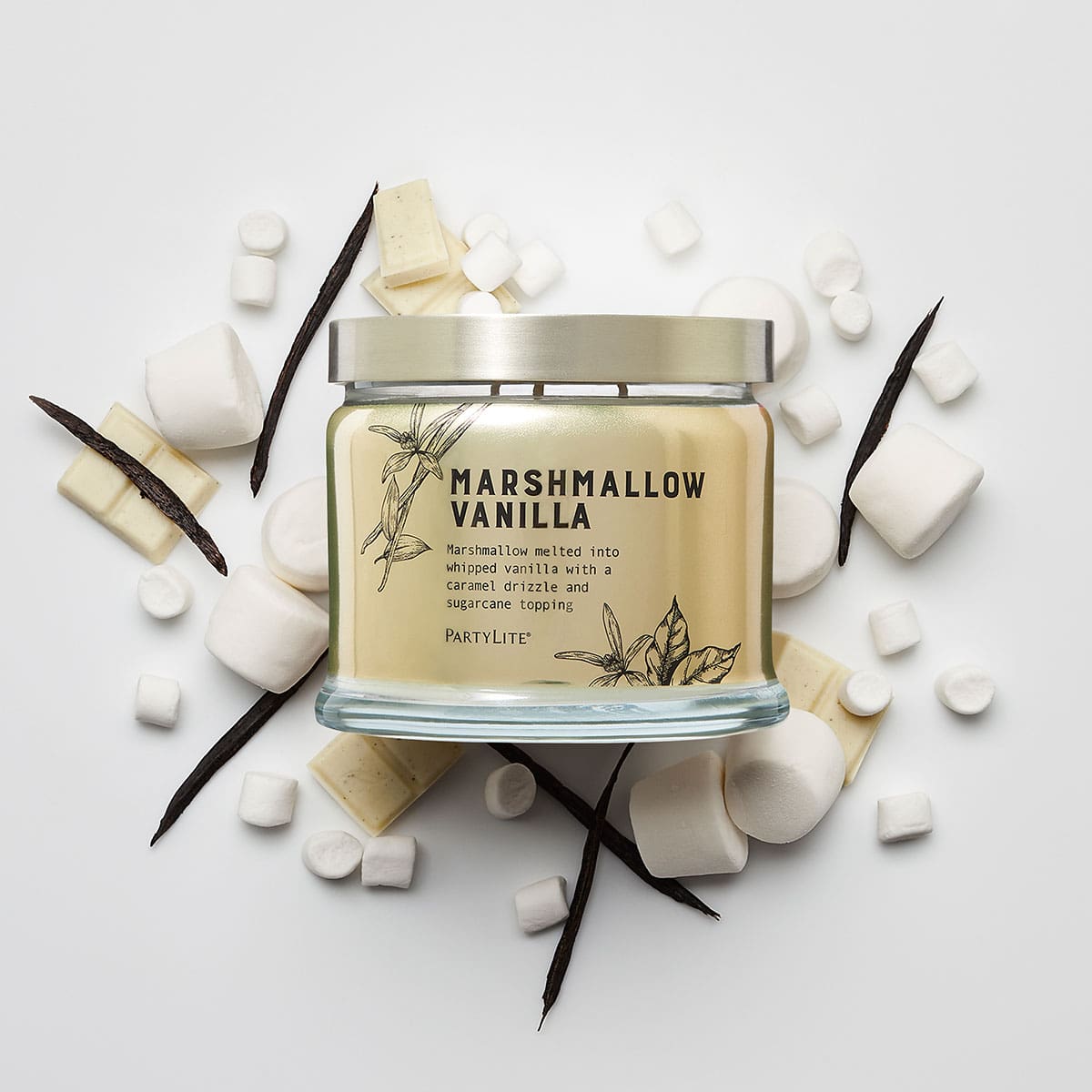 Marshmallow Vanilla 3-Wick Jar Candle