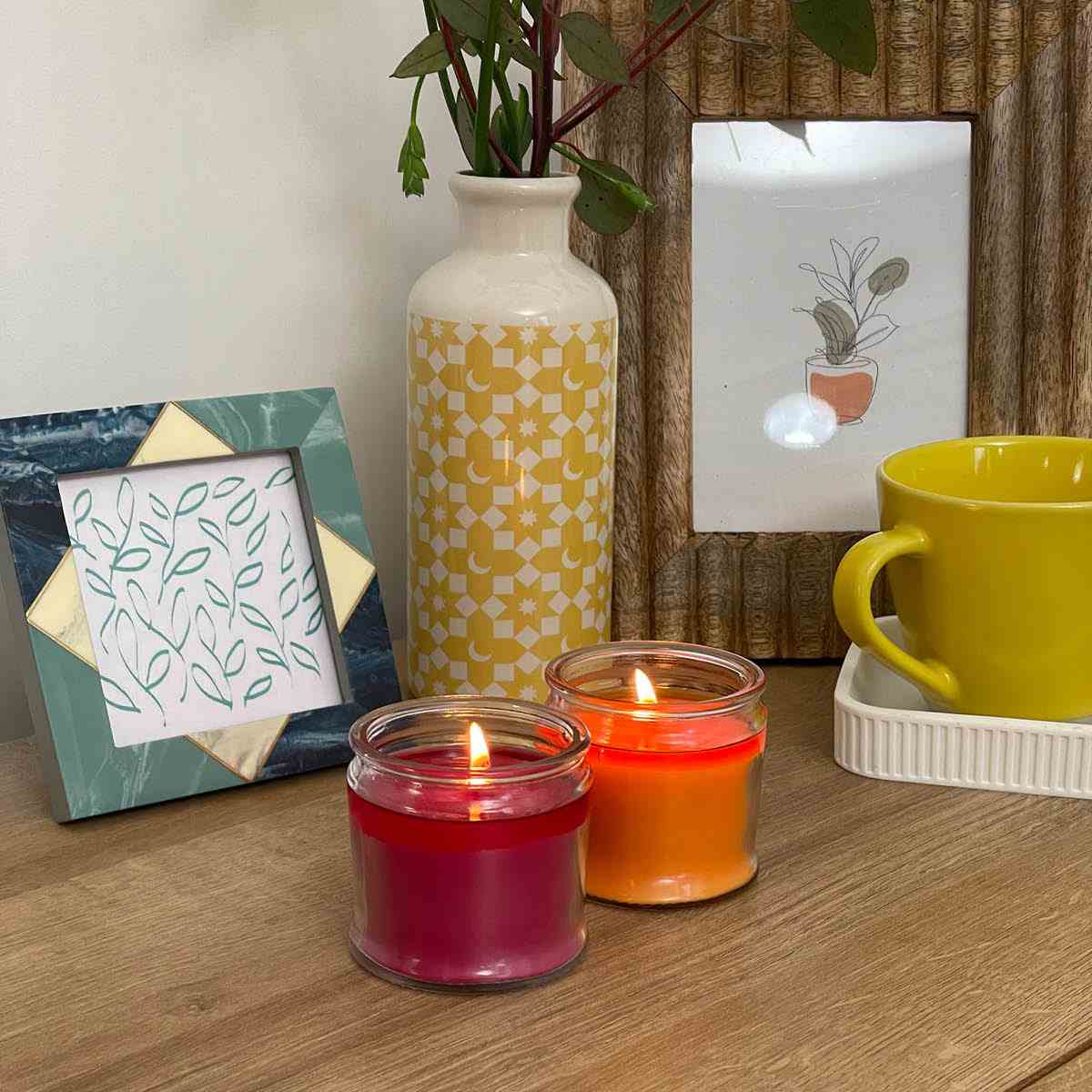 Mediterranean Holiday Mini Jar Pair