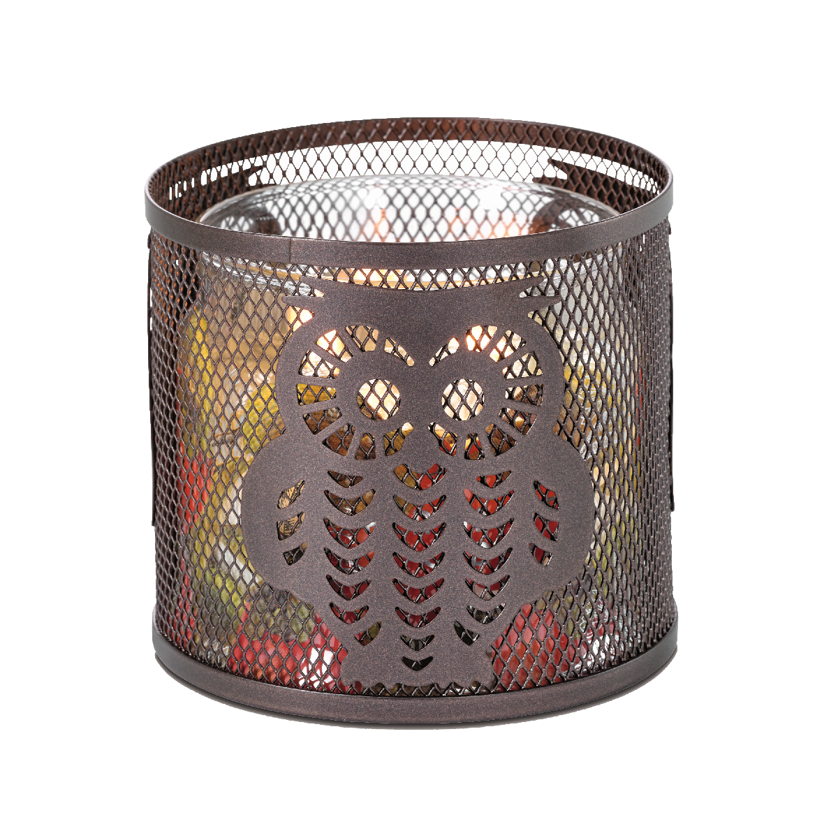 Mesh Owl Jar Candle Sleeve