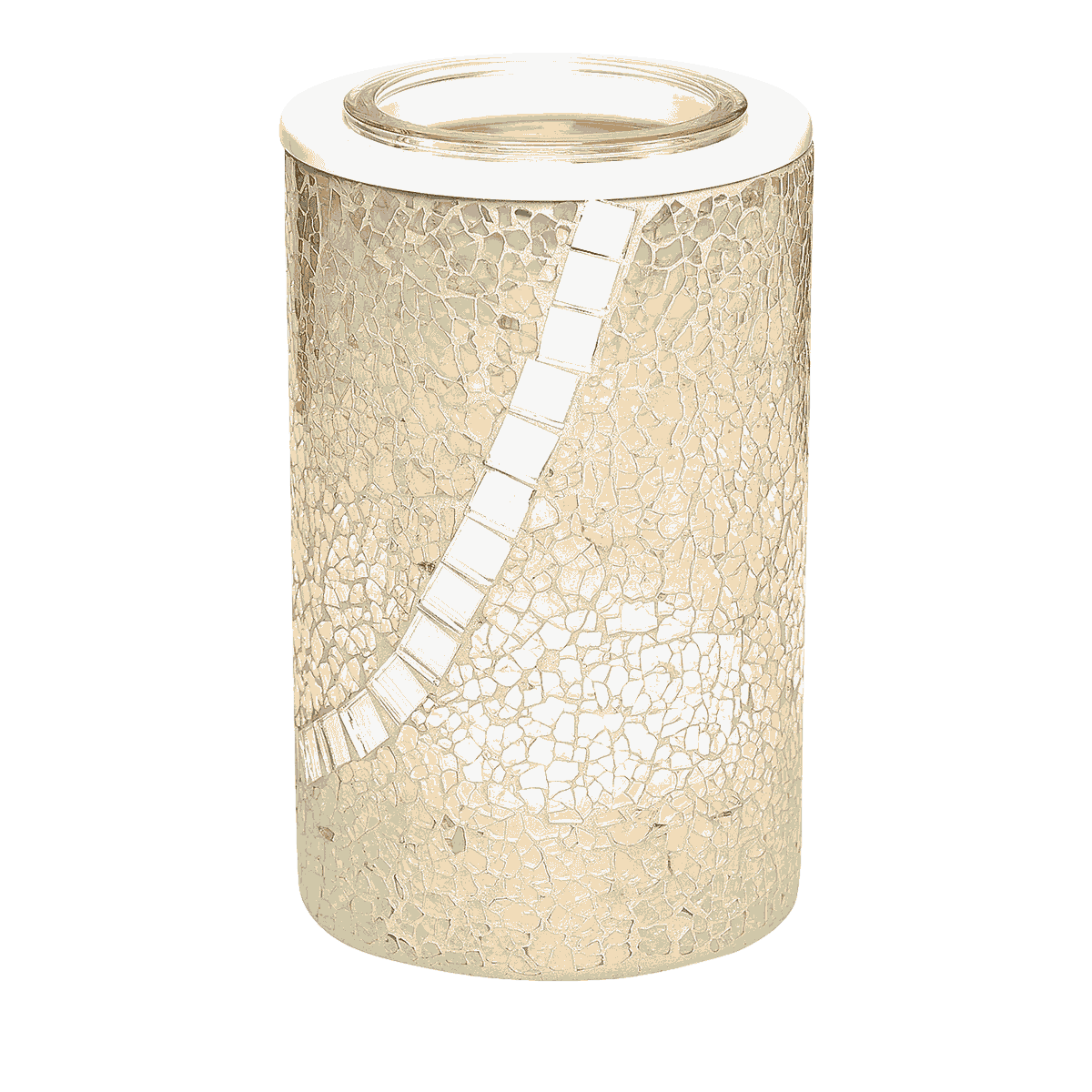 Modern Crushed Mosaic Electric Wax Melt Warmer