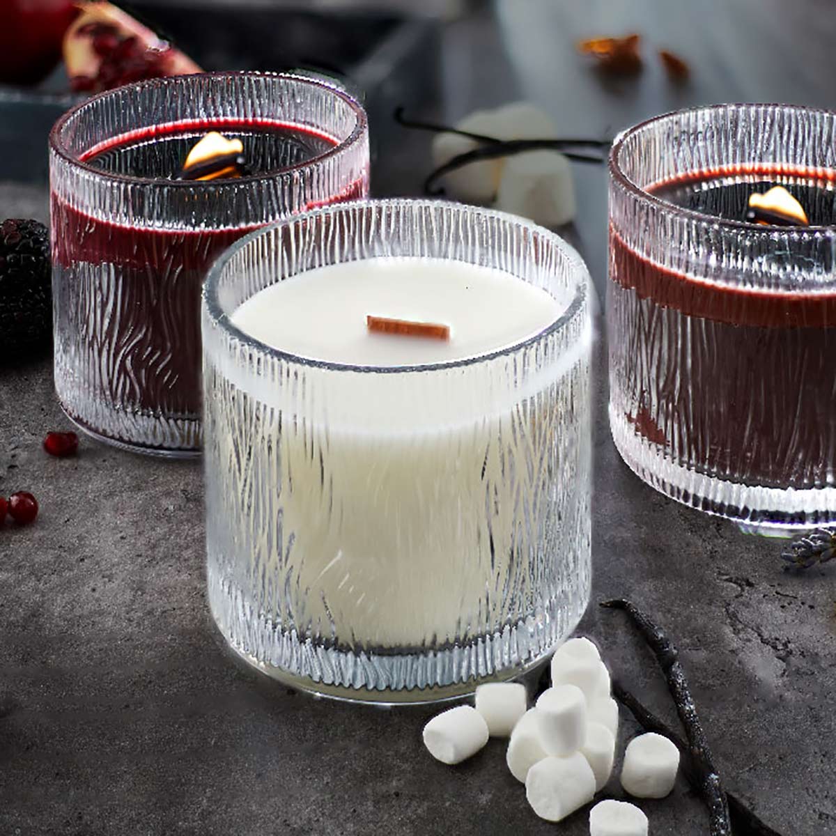 Nature's Light‚™ by PartyLite Marshmallow Vanilla Jar Candle