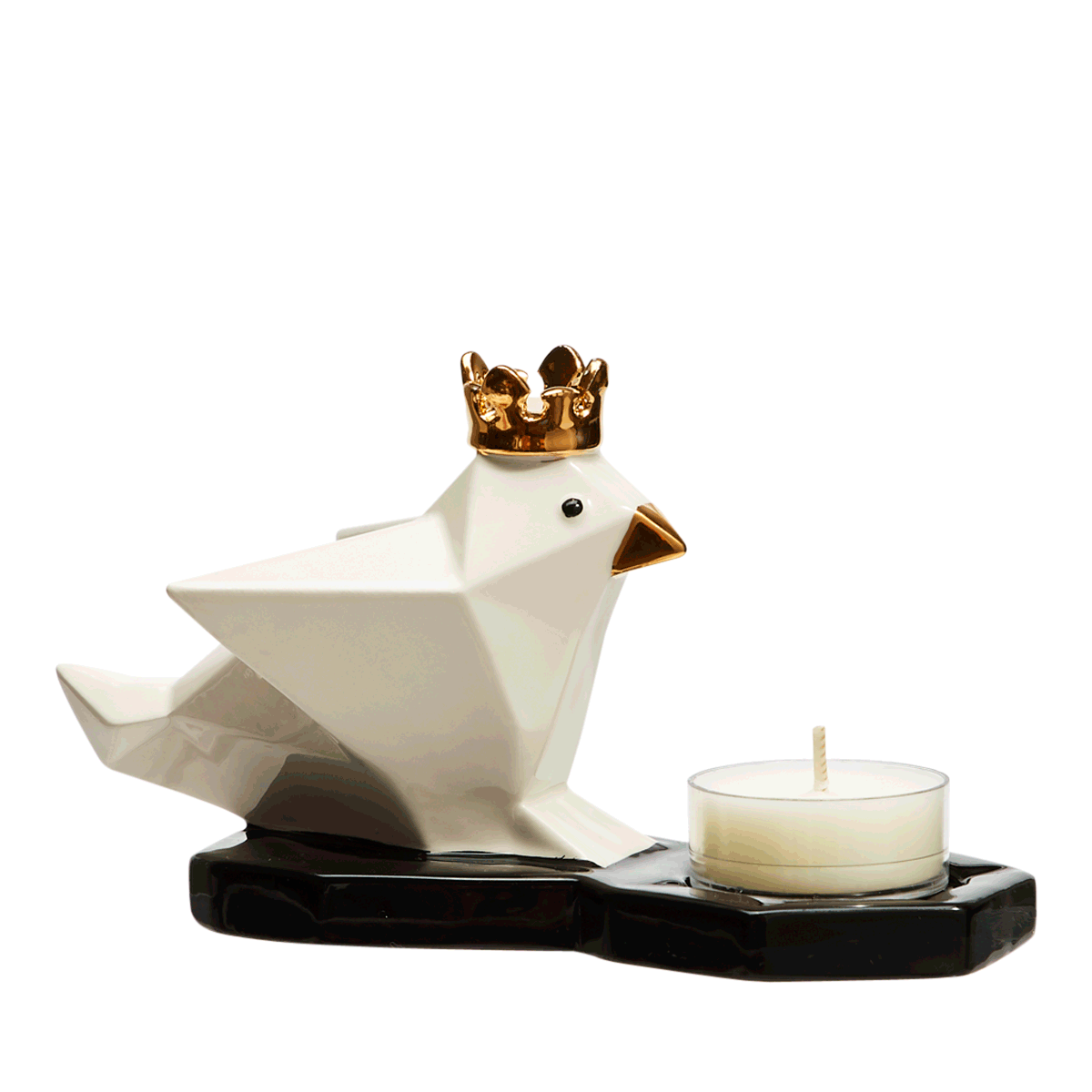 Origami Bird Prince Tealight Holder