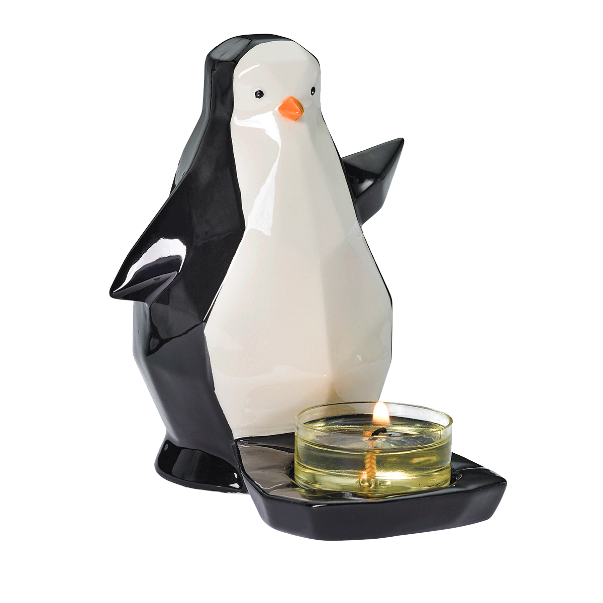 Origami Penguin Tealight Holder