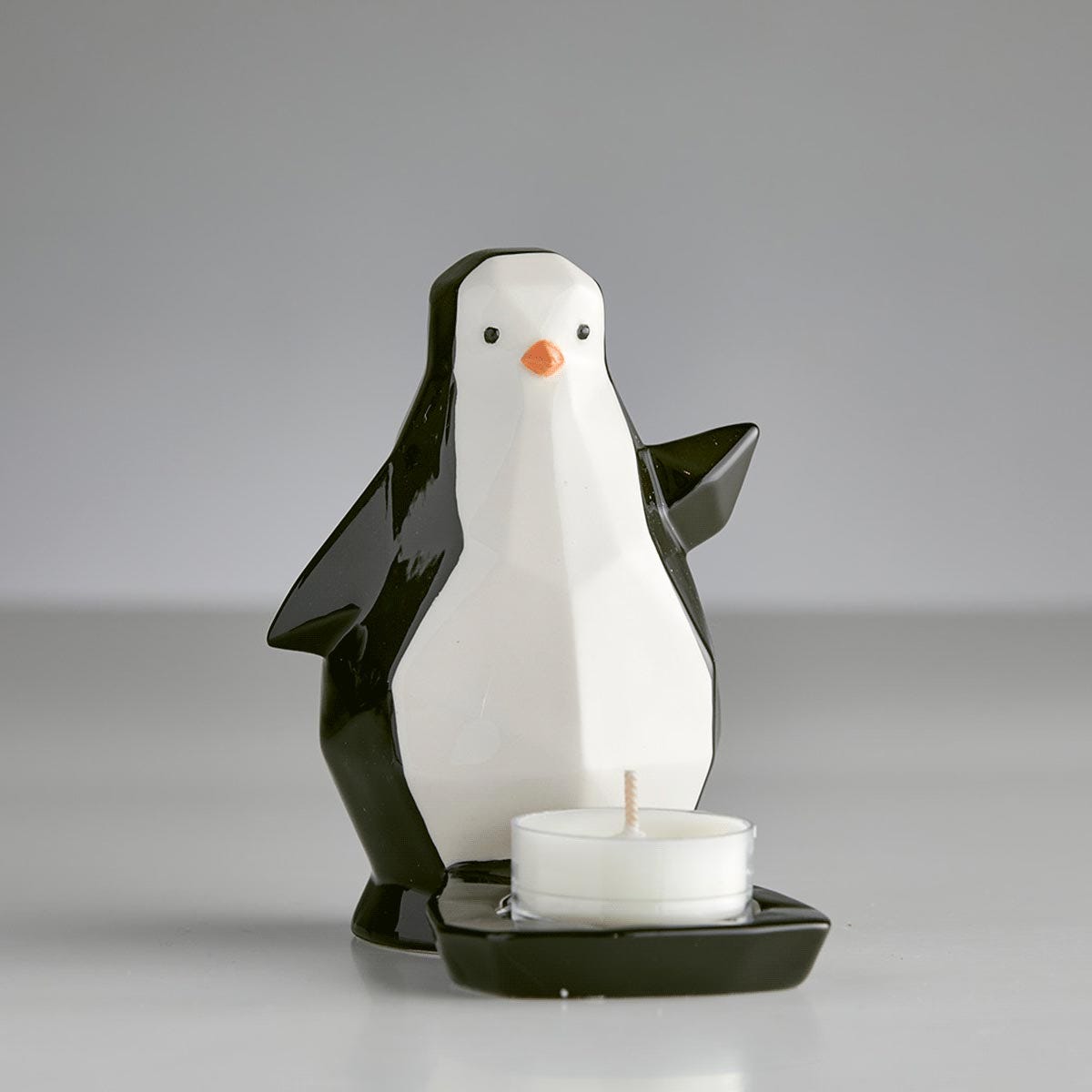 Origami Penguin Tealight Holder