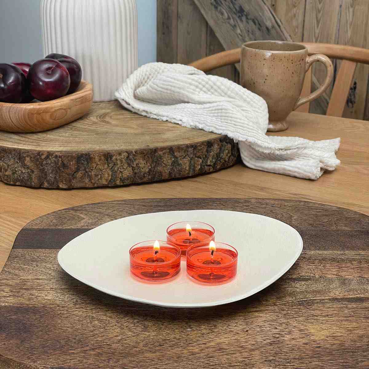 Pink Poppies & Plum Universal Tealight® Candles