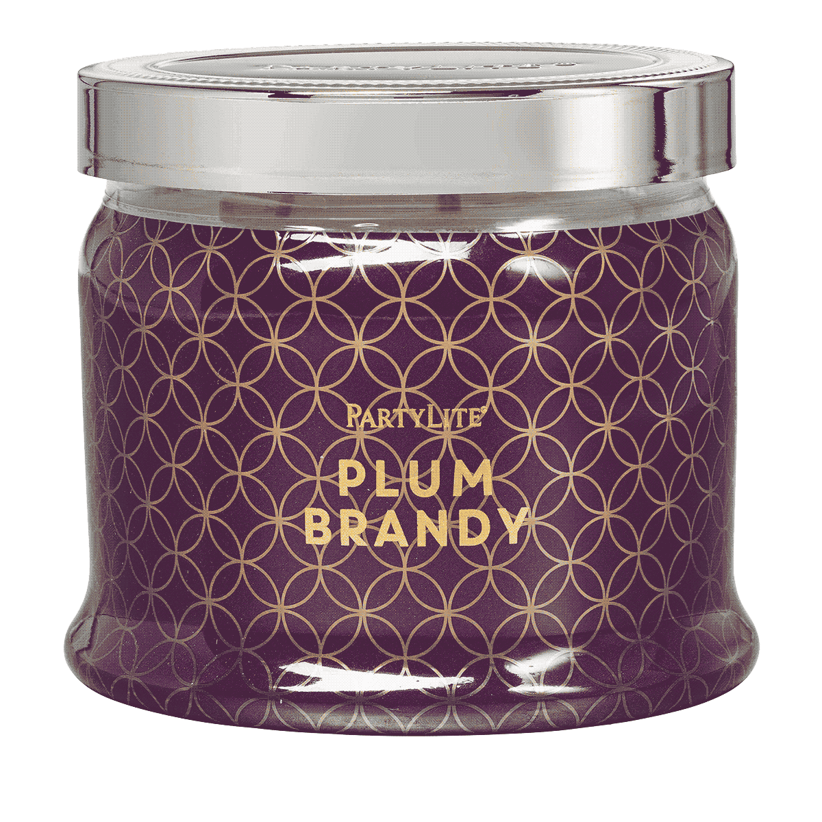 Plum Brandy 3-Wick Decorative Scented Jar Candle
