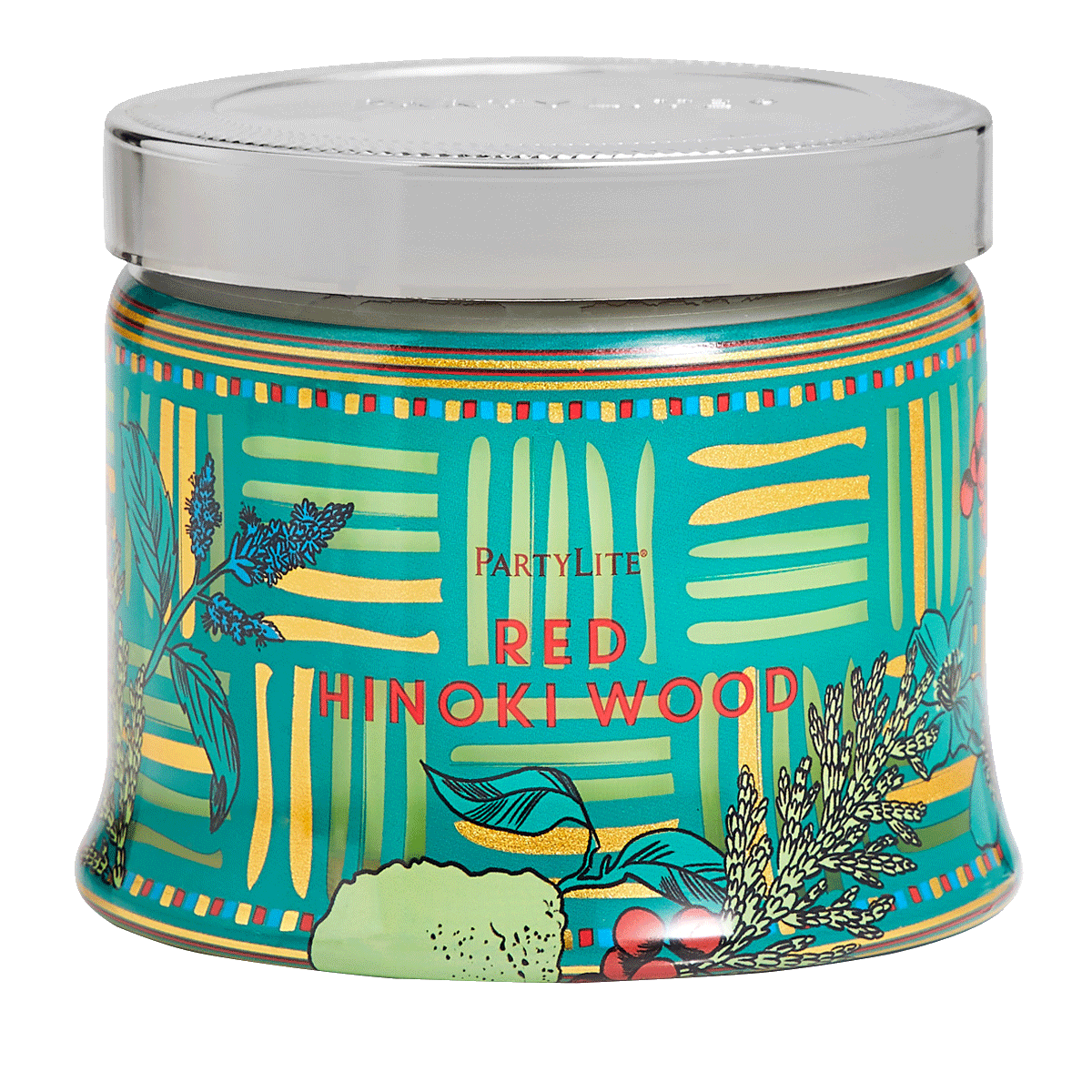 Red Hinoki Wood 3-Wick Jar Candle