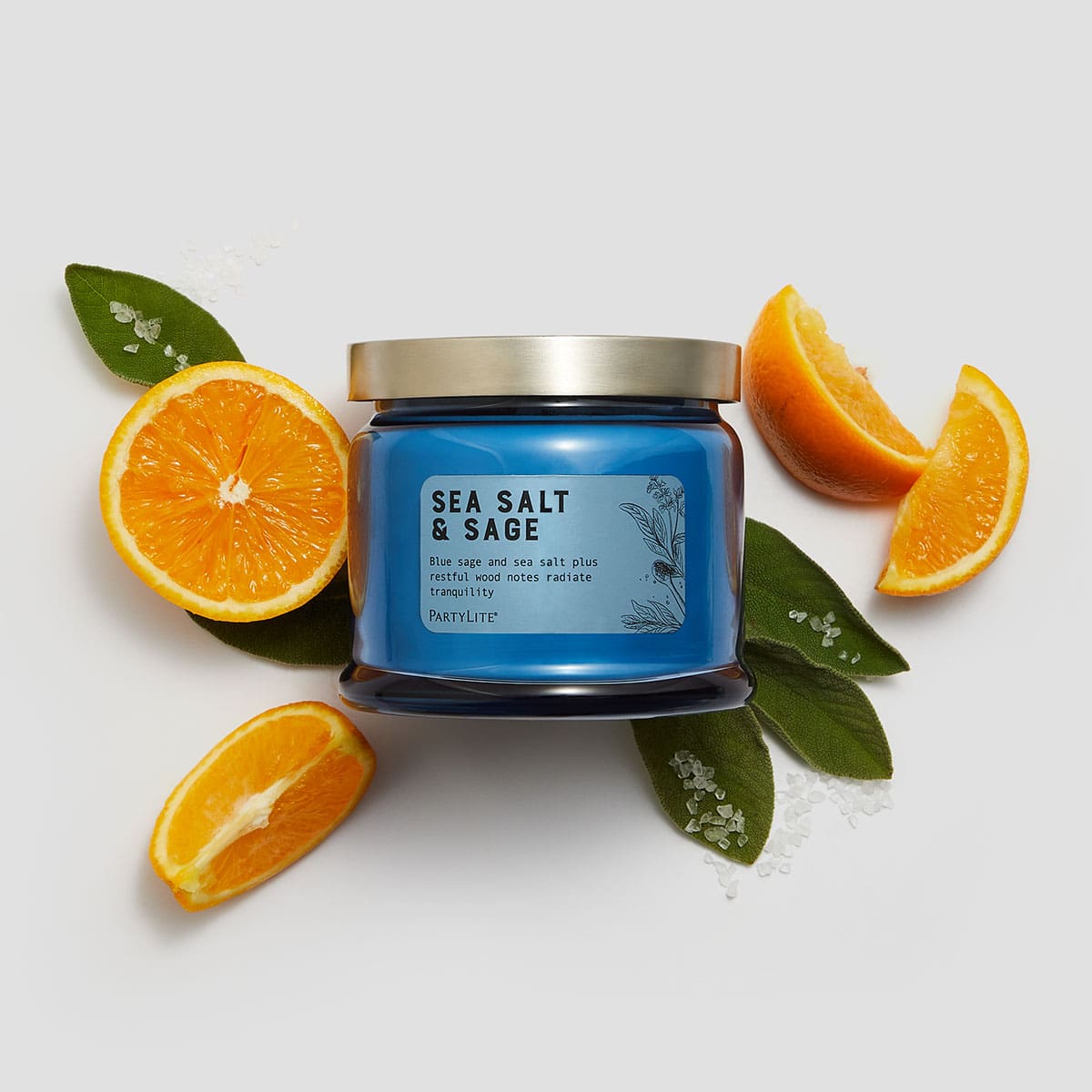 Sea Salt & Sage 3 Wick Jar Candle