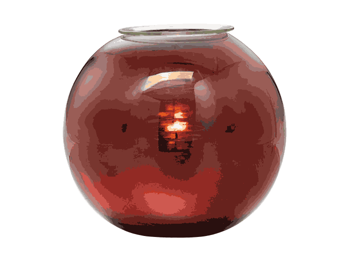 Silvery Copper Tealight Holder - Large