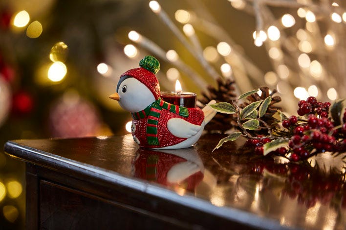 Snowbird Tealight Holder