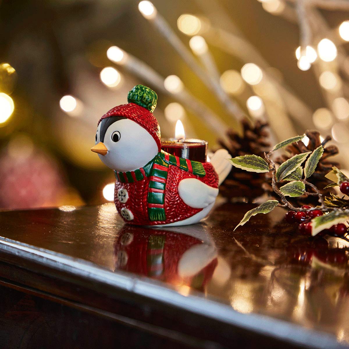 Snowbird Tealight Holder