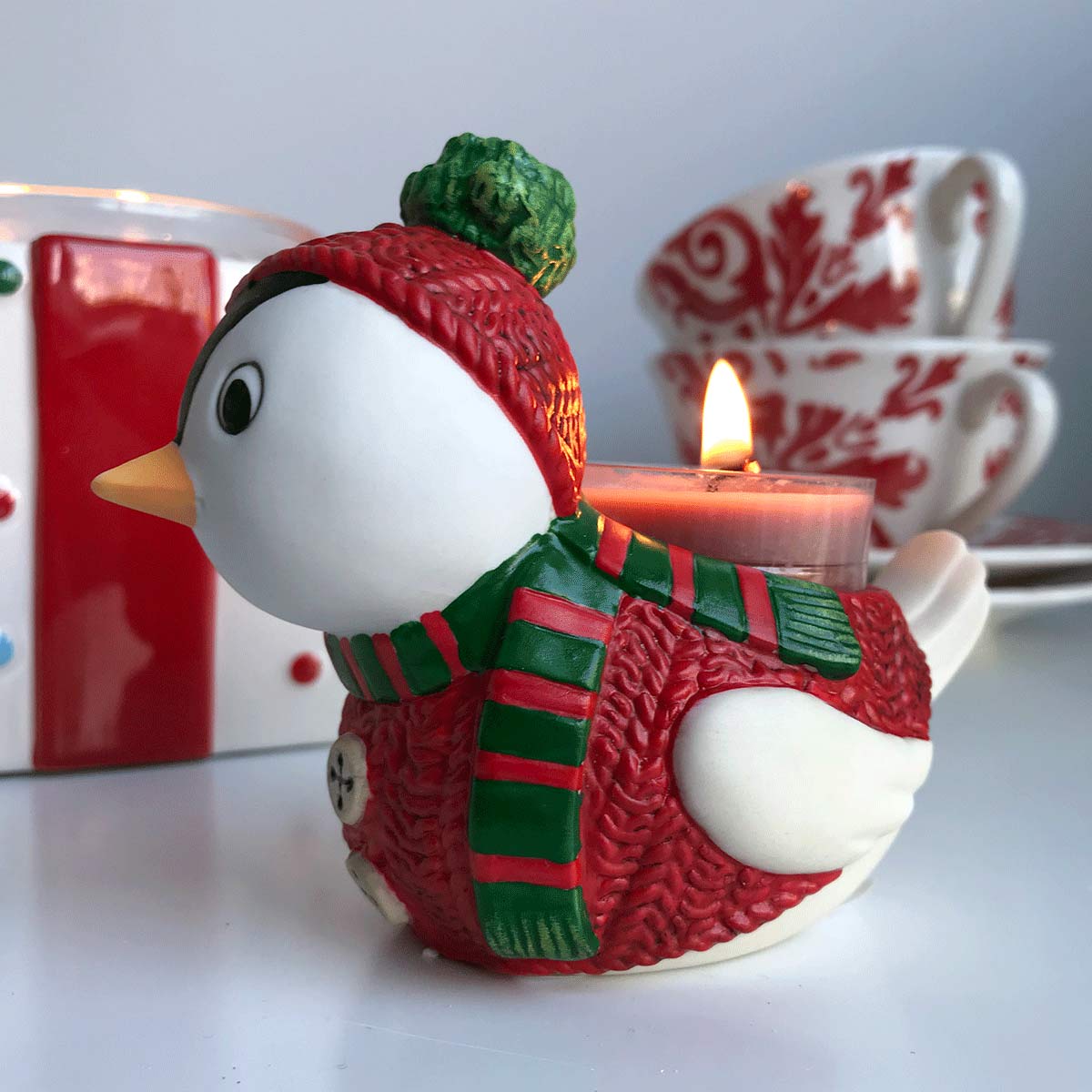Snowbird Tealight Holder