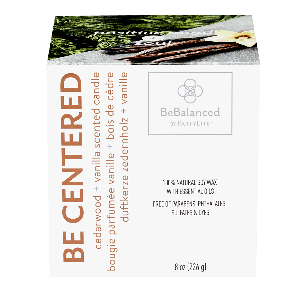 Be Centered Cedarwood + Vanilla Jar Candle
