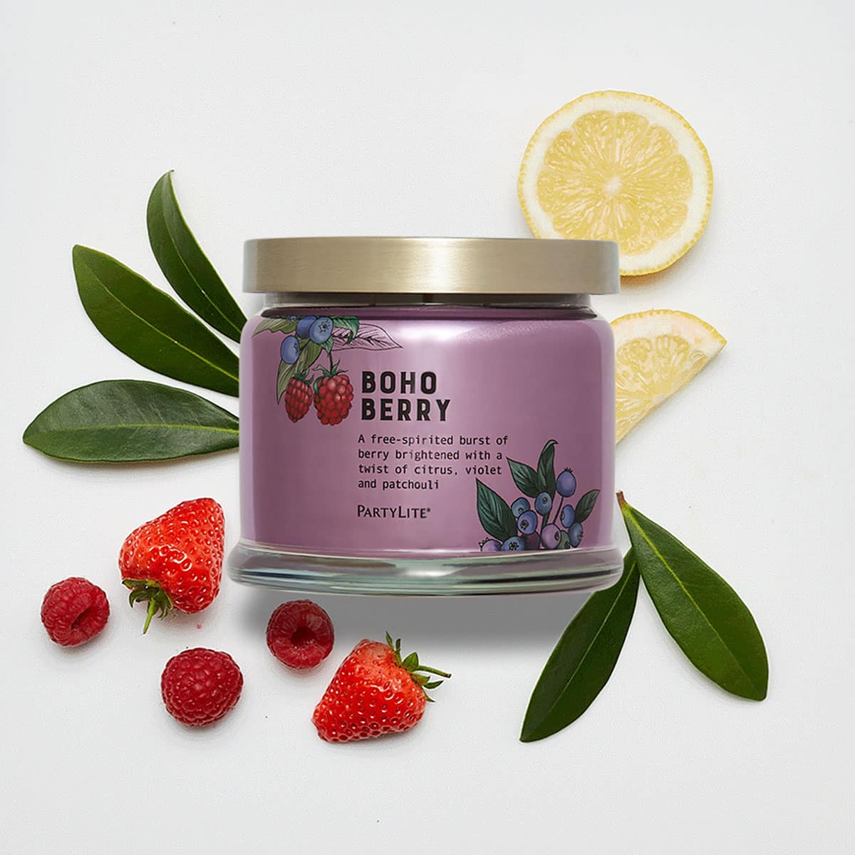 Boho Berry 3-Wick Jar Candle