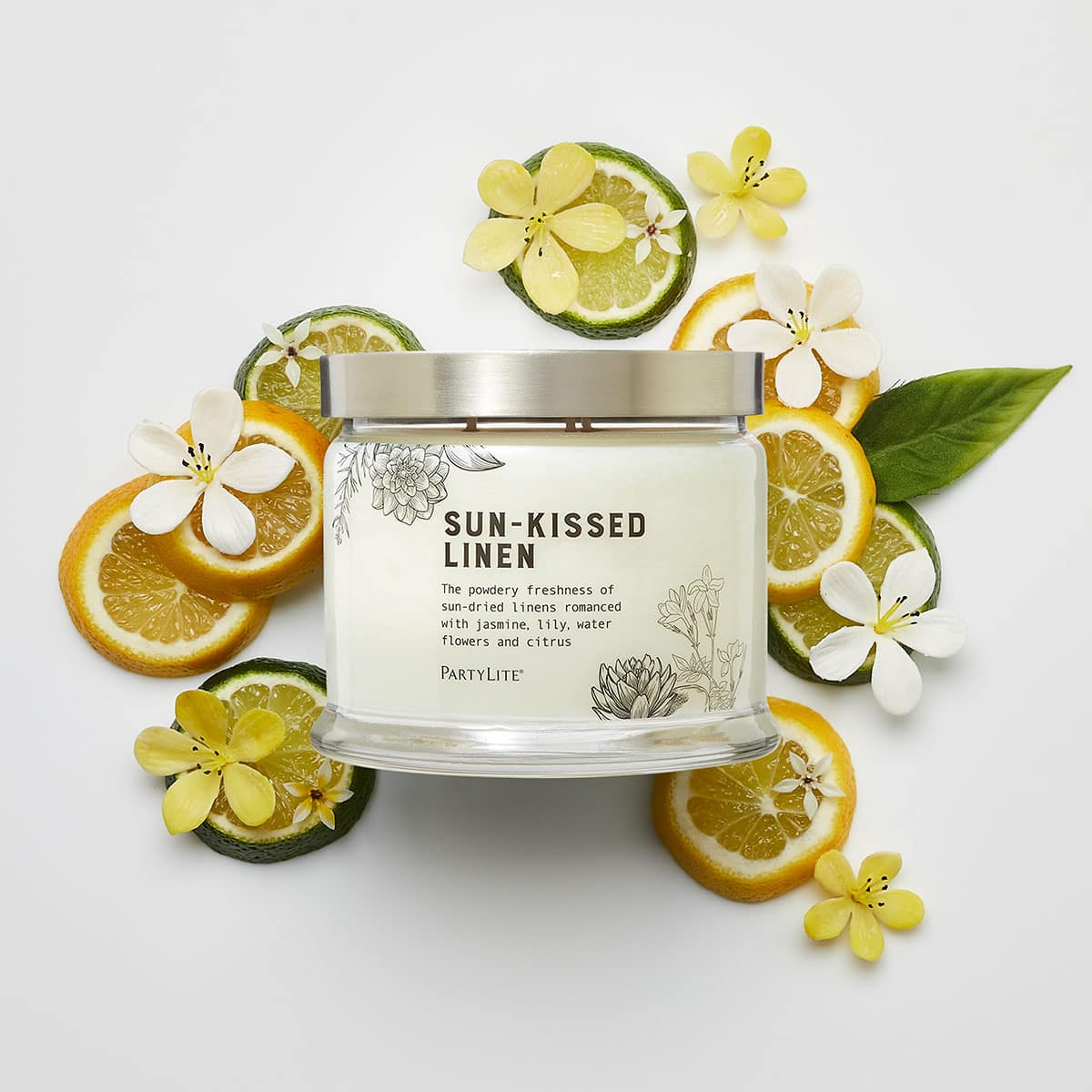 Sun-Kissed Linen 3-Wick Jar Candle