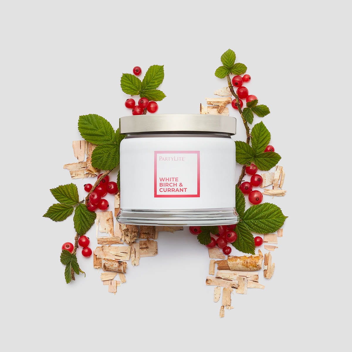 White Birch & Currant 3-Wick Jar Candle