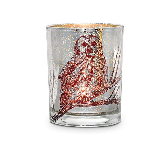 Woodland Owl Tealight Candle Holder