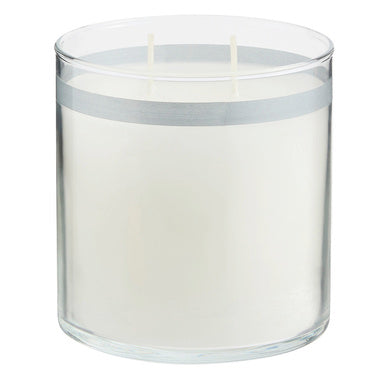 Fig Fatale GloLite two wick jar candle against a white background.