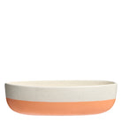 Peach Honey Citronella 4-wick two tone Jar Candle against a white background