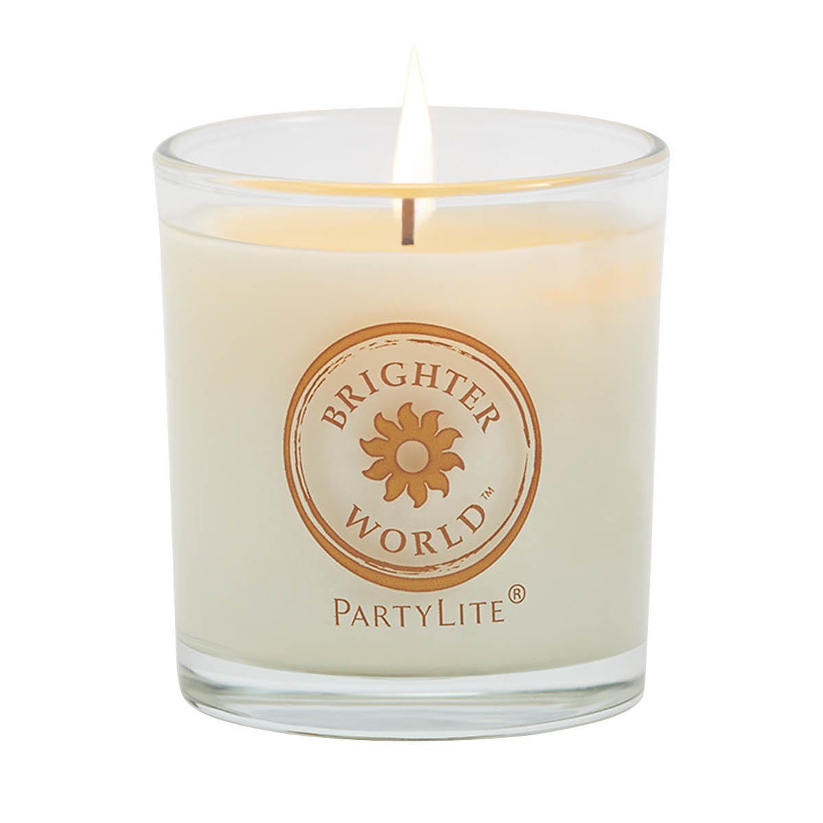 PartyLite Candele Profumate Lavanda & Verbena - Serie Brighter World, Vasetto In Vetro - 5